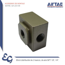 Block distribuidor GA 200-06 - Airtac Peru