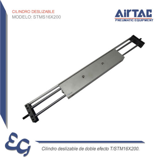 Cilindro Deslizable STMS16X200 - Airtac Peru