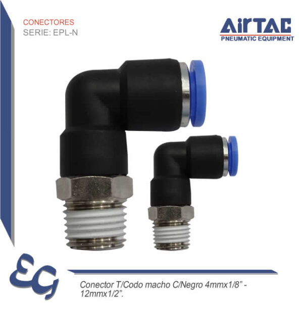 Conector tipo codo serie EPL-N