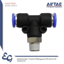 Conector tipo T macho EPB-N - Airtac Peru