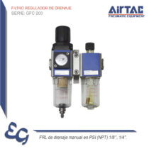 Filtro Regulador de Drenaje GFC 200 - Airtac Peru