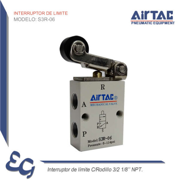 Interruptor de Limite S3R-06 - Airtac Peru