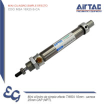 Minicilindro simple efecto MSA 16X25-S-CA - Airtac Peru