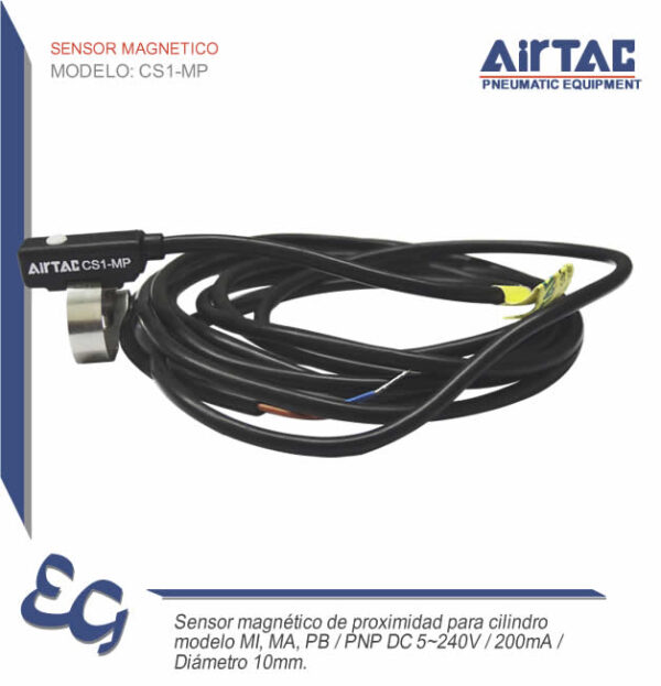 Sensor Magnetico de Proximidad CS1-MP - Airtac Peru