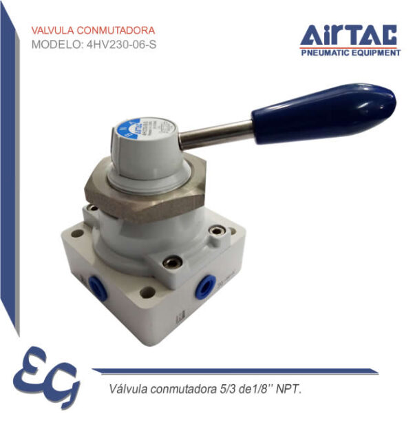 Valvula Conmutadora 4HV230-06-S - Airtac Peru