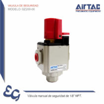 Valvula Manual de Seguridad GZ200-06 - Airtac Peru
