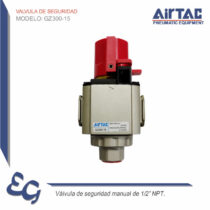 Valvula Manual de Seguridad GZ300-15 - Airtac Peru