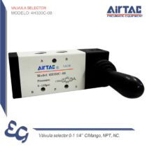 Valvula Selector 4H330C-08 - Airtac Peru