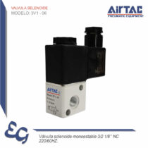 Valvula Selenoide Monoestable 3V1 - 06 - Airtac Peru