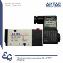 Valvula Selenoide Monoestable 4M210-08 - Airtac Peru