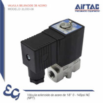 Valvula Selenoide de Acero 2L030-06 - Airtac Peru