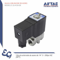 Valvula Selenoide de Acero 2LH030-08 - Airtac Peru