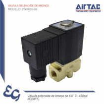 Valvula Selenoide de Bronce 2WX030-08 - Airtac Peru