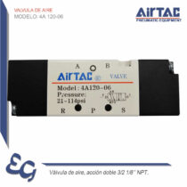 Valvula de Aire de Accion Doble 4A 120-06 - Airtac Peru