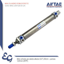 mini cilindro doble efecto MAC 25X125-S-CA - Airtac Peru