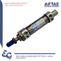 mini cilindro doble efecto MAC 25X25-S-CA - Airtac Peru