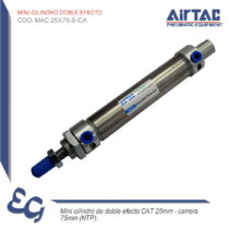 mini cilindro doble efecto MAC 25X75-S-CA - Airtac Peru